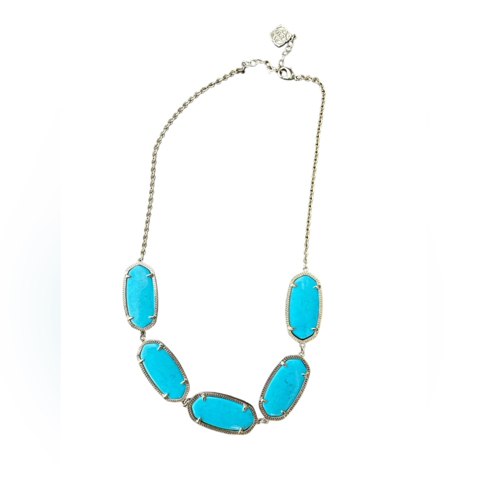 Kendra Scott Noelle Gold-tone Turquoise Necklace